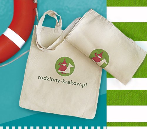torba z logo Rodzinnego Krakowa