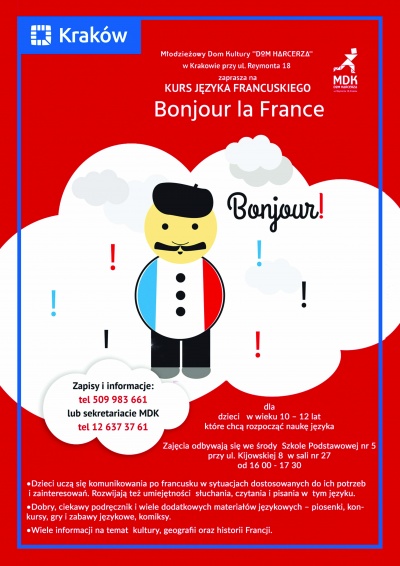 Język francuski dla dzieci w wieku 10 - 12 lat